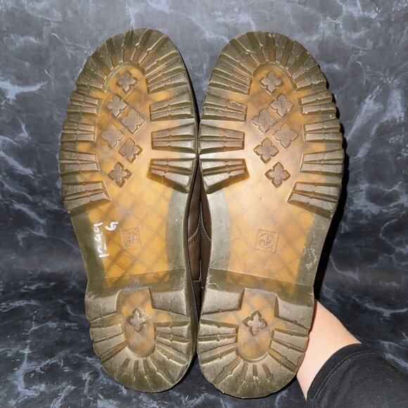 Dr. Martens Brown Kent Leather Lace Up Casual Work Oxford 3 Eye Doc Mens Size 10 - Picture 7 of 8